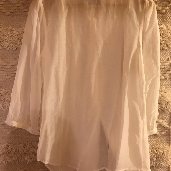 Victoria Secret Moda International White Blouse - Picture 5 of 5